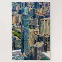 Landschaftliche Aussicht auf Toronto vom KN-Turm, 