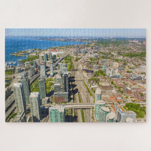 Landschaftliche Aussicht auf Toronto vom KN-Turm, Puzzle