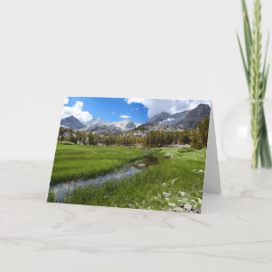 Landschaftliche Bach- und Berglandschaft, Blank im Karte