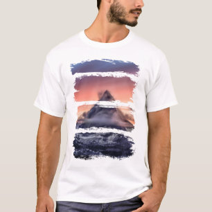 Landschaftliche Berglandschaft Hübsche Natur Moder T-Shirt