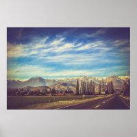 Landschaftliche Berglandschaft in den Anden