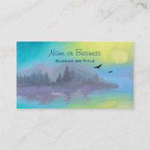 Landschaftliche Bergsee Landschaft Visitenkarte