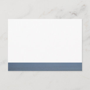 Landschaftliche blaue Strand-Beileidskarten Karte