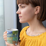 Landschaftliche Blume Vincent Van Gogh Vintage Kun Jumbo-Tasse<br><div class="desc">Entwerfen Sie Ihre eigene, personalisierte, mit Monogramm, Mikrowellen- und Geschirrspüler-Tasse, fest, Keramik riesig groß, mit eleganten Imitaten goldene Typografie-Schrift und einem schönen Meisterwerk farbenfroh detailliertes Vintages Öl auf der Leinwand Malerei, von Vincent Van Gogh, von Landschaft von Saint-Rémy - eine Berglandschaft hinter Saint-Paul Krankenhaus, Frankreich, und ein farbenfroh inmitten in...</div>
