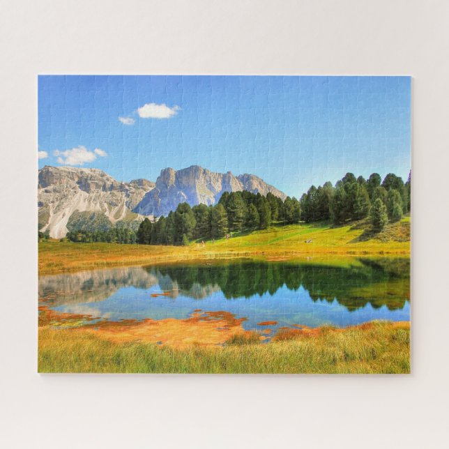 Landschaftliche Dolomitengebirge Jigsaw Puzzle (Horizontal)