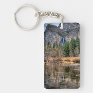 Landschaftliche Fälle Yosemite Schlüsselanhänger