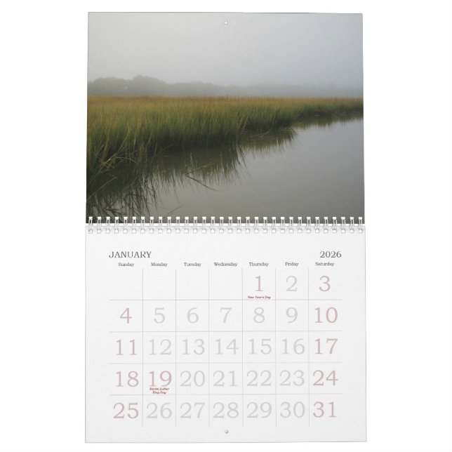 Landschaftliche Fotos des Ansicht-Kalender-2010 Kalender (Jan 2026)