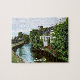 Landschaftliche Galway City Irland Canal View Puzzle