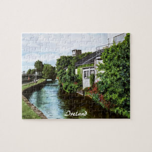 Landschaftliche Galway City Irland Canal View Puzzle