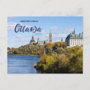 Landschaftliche Grüße aus Ottawa Kanada Postkarte