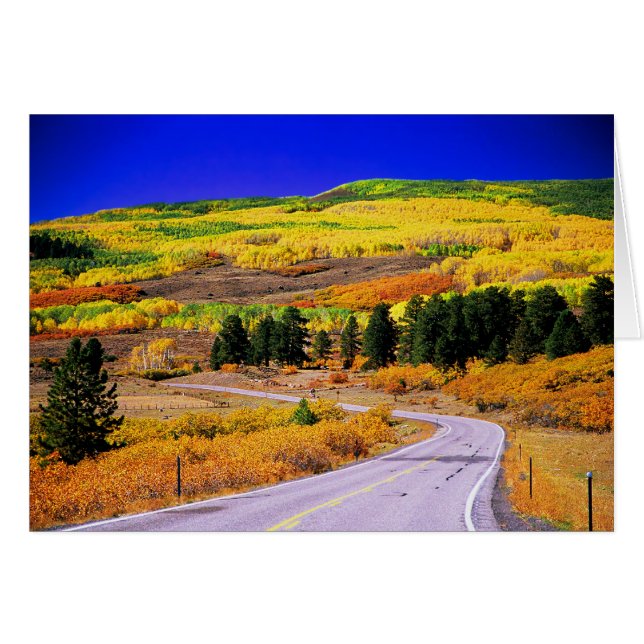 Landschaftliche Herbstkarte für Byway 12 (Vorderseite (Horizontal))