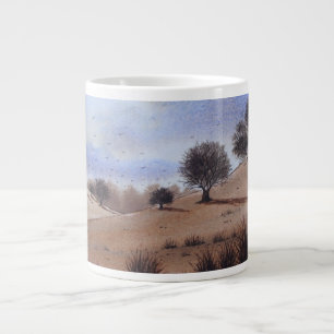 landschaftliche Herbstlandschaft Originalkunst Jumbo-Tasse