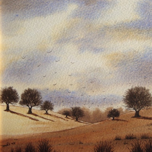 landschaftliche Herbstlandschaft Originalkunst Tasse (Von Creator hochgeladen)