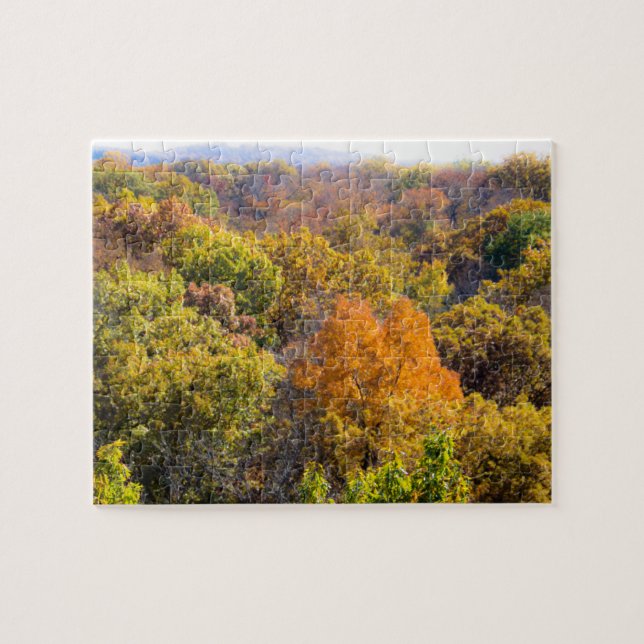 Landschaftliche Herbstlandschaft Puzzle (Horizontal)