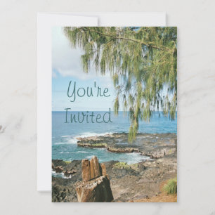 Landschaftliche Kauai-Einladung Einladung