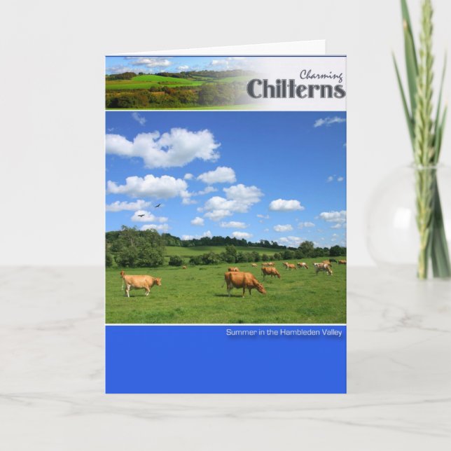 Landschaftliche Kindergrußkarte Karte (Vorderseite)