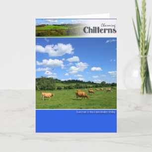 Landschaftliche Kindergrußkarte Karte