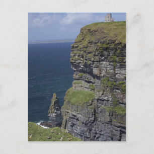 Landschaftliche Klippen von Moher und O'Brien Towe Postkarte