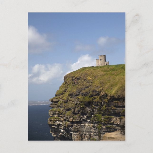 Landschaftliche Klippen von Moher und O'Briens Tur Postkarte (Vorderseite)