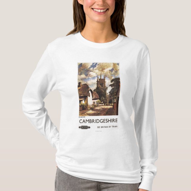 Landschaftliche Land-Ansicht-britisches T-Shirt (Vorderseite)
