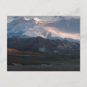 Landschaftliche Landschaft Denali, Alaska Postkarte