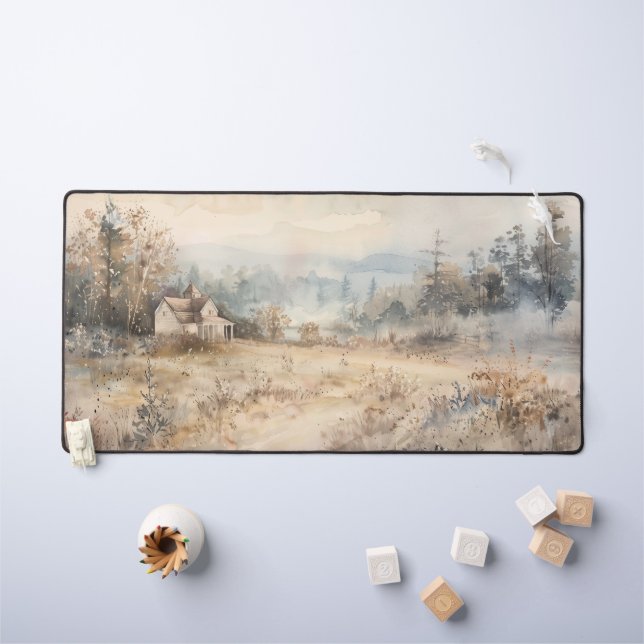 Landschaftliche Landschaft Schreibtischunterlage (Kindertisch)