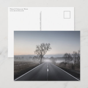 Landschaftliche Landstraße Postkarte