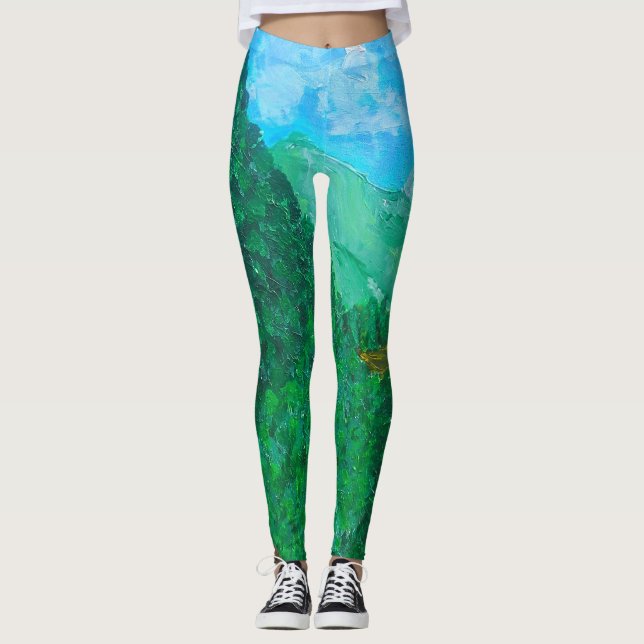 landschaftliche Leggings (Vorderseite)