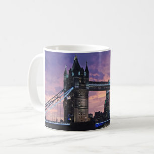 Landschaftliche London Tower Bridge Kaffeetasse