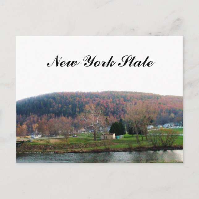 LANDSCHAFTLICHE NEW YORK STAAT Postkarte (Vorderseite)