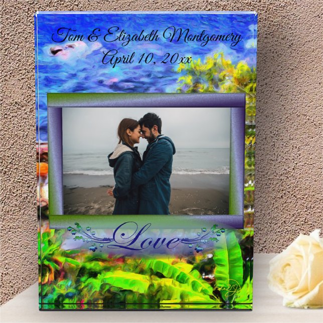 Landschaftliche Pfadansicht der Liebe 0819 Fotoblock (Von Creator hochgeladen)