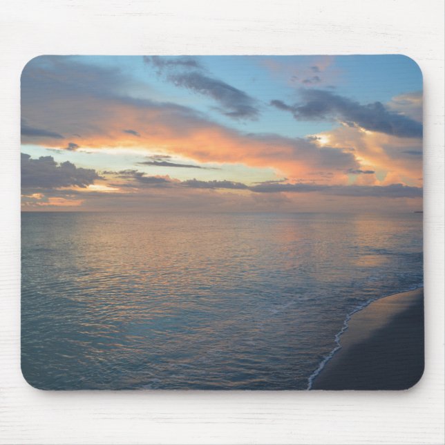 Landschaftliche Reflection Strand Sunset Florida L Mousepad (Vorne)