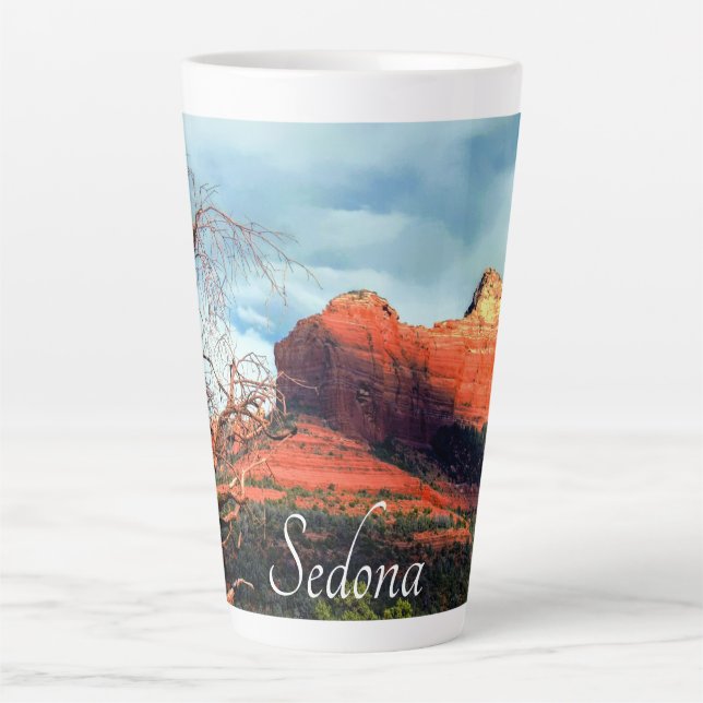 Landschaftliche Rote Felsen von Sedona Milchtasse (Vorderseite)