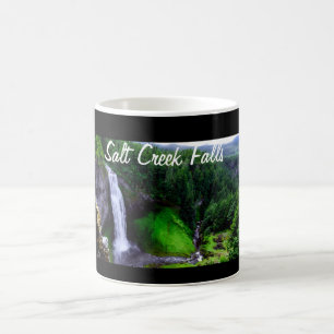 Landschaftliche SalzCreek-Fälle Kaffeetasse