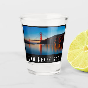 Landschaftliche San Francisco Brücke Schnapsglas