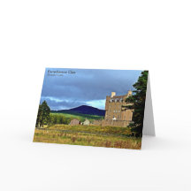 Landschaftliche Schotte Farquharson Clan Burg Brae