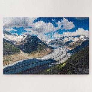 Landschaftliche Schweiz Gletscherlandschaft Jigsaw Puzzle