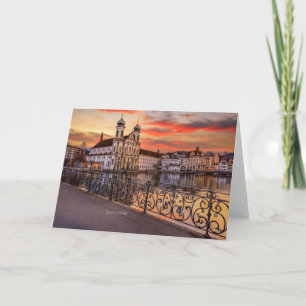 Landschaftliche Schweiz Karte