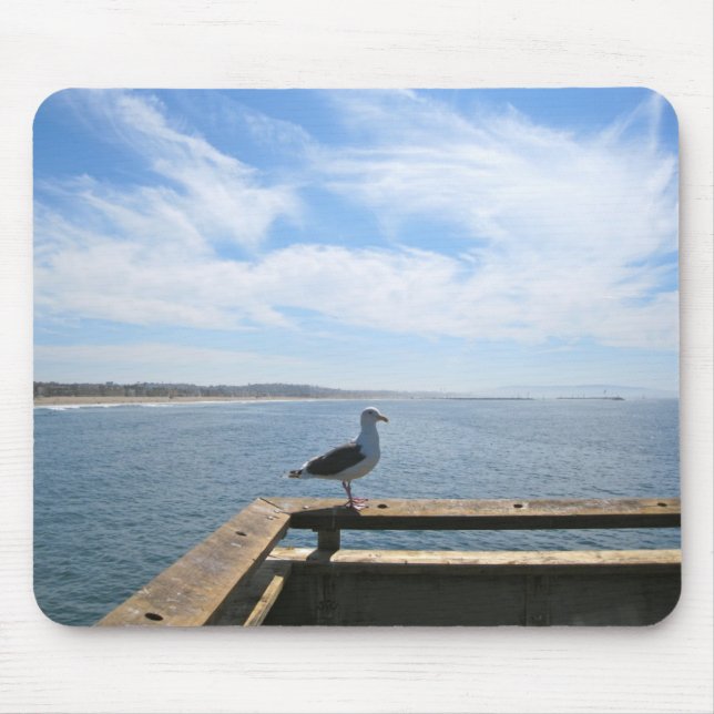 Landschaftliche Seemöwe Mousepad (Vorne)