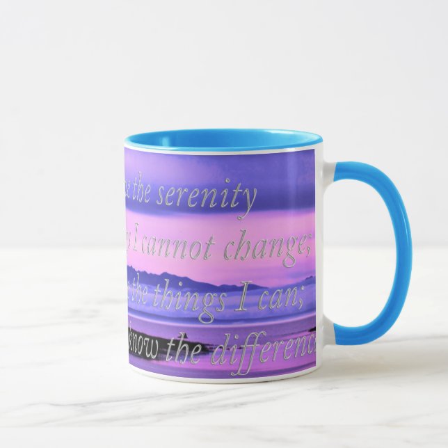 landschaftliche Serenitygebets-Tasse Tasse (Rechts)