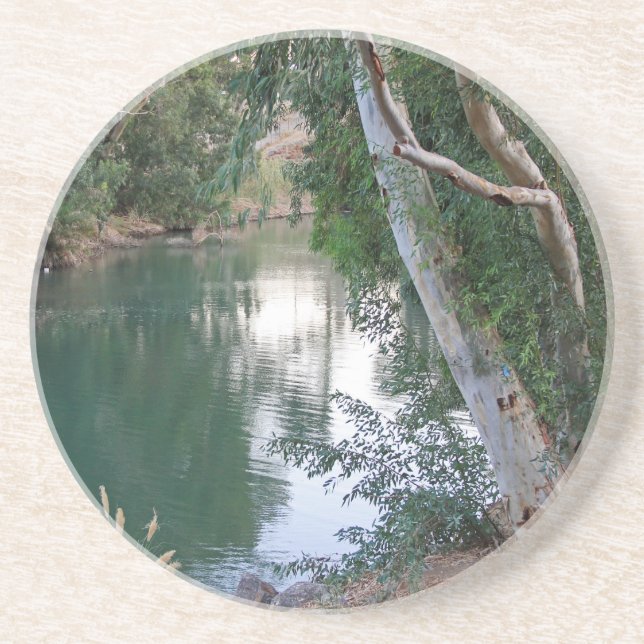 Landschaftliche Serie - Jordan River Untersetzer (Vorne)