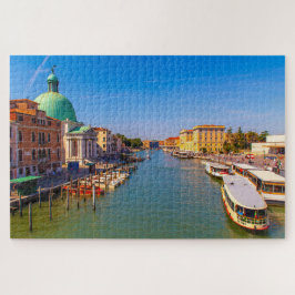 Landschaftliche Sicht auf den Canal Grande, Venedi Puzzle