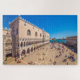 Landschaftliche Sicht auf den San Marco Platz, Ven Puzzle