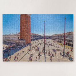 Landschaftliche Sicht auf den San Marco Platz, Ven Puzzle