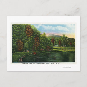 Landschaftliche Sicht auf den Schattensee und Indi Postkarte