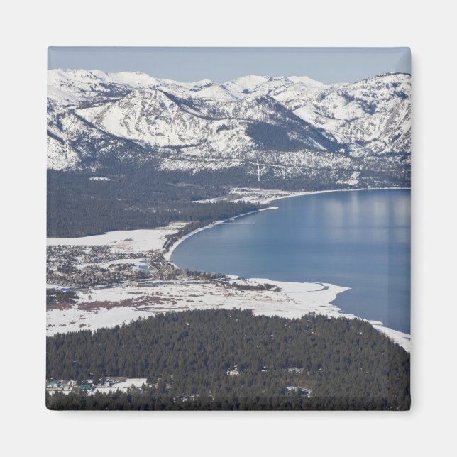 Landschaftliche Sicht auf den Tahoe-See, USA Magnet (Vorne)