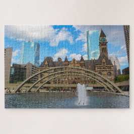 Landschaftliche Sicht auf die Altstadt von Toronto Puzzle