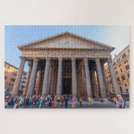 Landschaftliche Sicht auf die Pantheon-Fassade, Ro Puzzle