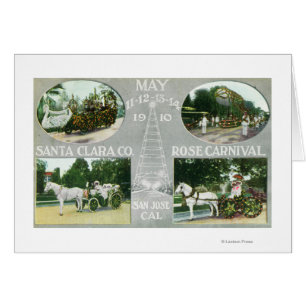 Landschaftliche Sicht auf die Rose Santa Clara Co