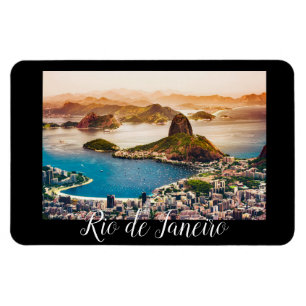 Landschaftliche Sicht auf Rio de Janeiro Magnet